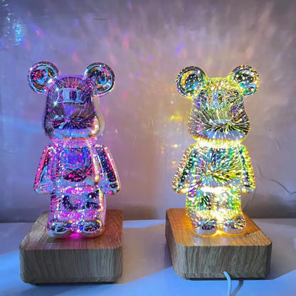 3D Bear LED Night Light